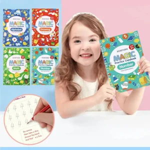 Practice Book Set Reusable Handwriting Workbook Set