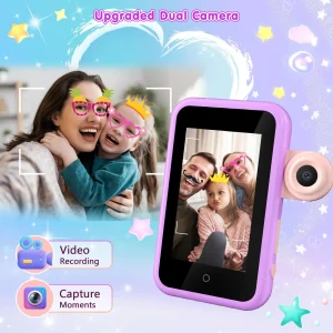 Mermaid Style Smart Phone Toy 4" Large Touchscreen with Dual Camera
