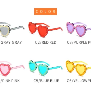 Heart Shaped Fashion Classic Sunglasses