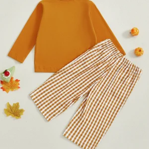 Baby Boy Thanksgiving Outfit - 2Pcs Set