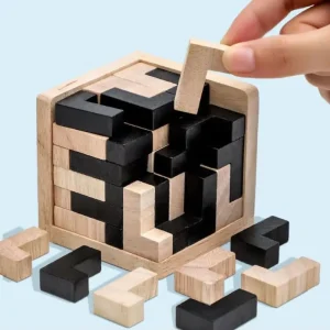 3D Cube Interlocking Puzzle